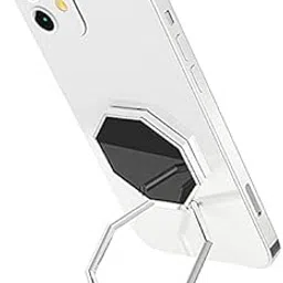 KolorFish Foldable Phone Ring 360 Degree Rotation Metal Finger Kickstand Ultra-Thin Multi-Angle Grip Holder for Magnetic Car Mount Smartphone and Tablets (Silver)-image-32