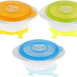 SNAPPSY Baby Feeding Suction Base Training Bowl Slip-Resistant Bowl Tableware Green-image-73