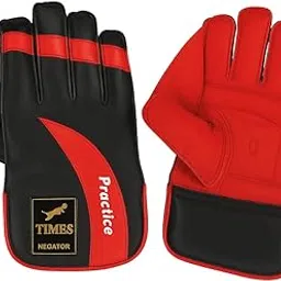 Vinex Cricket Wicket Keeping Gloves - Practice Series | Durable Leather Material - Full Size/Youth (1 Pair)-picture-51