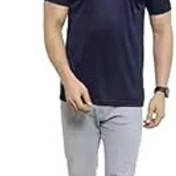 Mens, Half Sleeve, Regular Fit T-Shirt for Summer (Cotton Blend) S_Van_817-picture-43