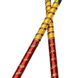 LUDALY Wooden Dandiya Sticks for Garba Decorative Dance Sticks for Navratri Festival, Perfect for Group Performances Pairs (1)-picture-25