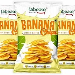 Fabeato Banana Chips Classic Salted Flavor, No Palm Oil, No MSG, 70g (Pack of 3) | Lightly Salted, Crunchy Snack | Preservative-Free-image-81