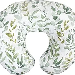 TOYSILO Adjustable Baby Breast Feeding Pillow, Nursing Pillow, Maternity Feeding Pillow with Detachable Cover 0-24 Months Breastfeeding 24 x 22 x 6 inches (Green Leaf)-picture-11