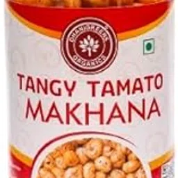 Dhanigreens Organics Crunchy Tangy Tomato Makhana-100gm(Pack of 1)| High in Protein & Dietary Fiber | Foxnuts, Zero Cholesterol, Healthy Snacks | No Gluten, Trans-Fat-Free, Dietary Fiber-picture-18