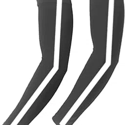 MERISHOPP Cooling Arm Sleeves Summer Compression Sleeves for Cycling Fishing Gardening Black-image-64