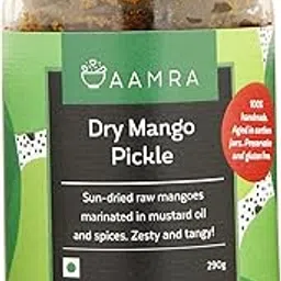 Aamra Homemade Traditional Dry Mango Pickle, No Artificial Preservatives- 290 Grams-picture-22