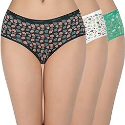 amante Printed Low Rise Assorted Hipster Panties (Pack of 3 Colors & Prints May Vary)-picture-17