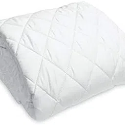 Home Care Waterproof Double bed Mattress Protector King Size (Size: 72"x78", White) image 1