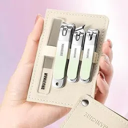 Nail Clipper Set – Professional Manicure & Pedicure Kit for Men & Women Portable Nail Clippers Set Stainless Steel Fingernail Clippers Personal Grooming Kits (4-piece Nail Cutter Kit Set, MEDIUM)-picture-29