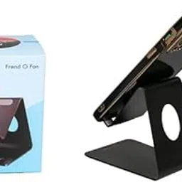 AAVAAZ INTERNATIONAL Mobile Chair/Stand/Holder Metal Mobile Stand for Table & Bed, Supports All Smartphones & Tablets (Black)-picture-53