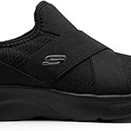 skechers Womens Dynamight 2 Black Casual Slip On Shoe-picture-28
