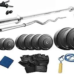 Protoner PVC Weight with 4 Rods Home Gym Package, 20 Kg-picture-18