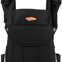 SATHU - New Born Baby Carrier Bag for 6-36 Months & Toddlers up to 15 kg | 4-in-1 Hands-Free Baby Holder | Adjustable, Lightweight & Travel Friendly with Padded Neck & Shoulder Support (Grey)-image-54