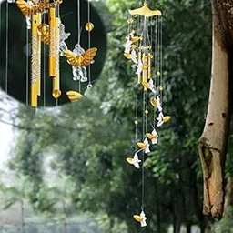 CLUB BOLLYWOOD® Wind Chime Home 4 Tubes Angel Cubitt Metal Garden Decor Outdoor Living Gift|Home & Garden | Yard, Garden & Outdoor Living | Garden D?©cor |0-picture-22
