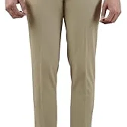 villain Solid Mid-Rise Stretchable Men's Formal Trousers-picture-51