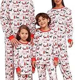adisputent Christmas Pajamas for Family Matching Long Sleeve Couples Holiday Sleepwear Two Piece Funny Christmas Pjs Sets-picture-21