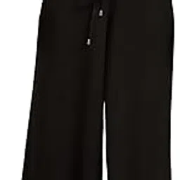 ritu kumar Black Pleated Waist Flared Palazzo-picture-11