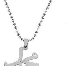 sullery Religious Muhammad in Arebic Letter Silver Stainless Steel Necklace Chain for Men and Women-picture-40