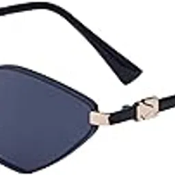 Modern Hexagonal Sunglasses UV 400 Protected Unisex Small Size (228)-image-9