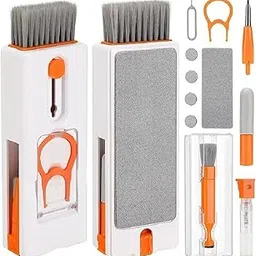 11-in-1 Bluetooth Earphone Cleaning Kit, Azonee, for AirPods, Keyboards, Laptop Screens, and Smartphone, Cleaning Tool with Brush and Microfiber Cloth, Trapezoidal Keycap Puller-picture-63
