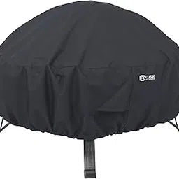 Classic Accessories Round Fire Pit Cover, 36-Inch, Black-image-38