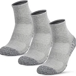 Qunan Men's 3 Pairs Padded Hiking Hiking So s Outdoor Sports Casual Cotton Crew Hiking Shoes Hiking Walking-picture-31