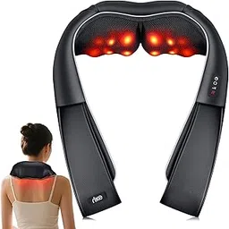 Shiatsu Neck Massager with Heat - 3D Massager for Neck, Shoulders & Back, with Power & Car Adapter, Deep Kneading Massage, Gift Idea for Men & Women-picture-20