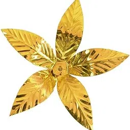Brass Mango Leaves for Puja Kalash | Foldable & Reusable Pital Amra Pallav/Aam Patta/Mango Leaf for Pooja Room and Temple Color - Golden-picture-15