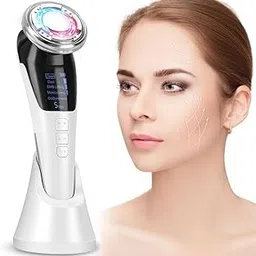 Abgrow Electric Facial Massager - Hot and Cold Micro-Vibration Skin Care Device for Skin Toning, Anti-Wrinkle, Deep Cleansing, Skin Rejuvenation-picture-55