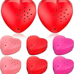 Copkim 6 Pcs 20 Seconds Valentine’s Voice Recorder for Stuffed Animal Heart Shape Sound Recorder Push Button Recordable Device Sound Module for Gift Recording Voice Message,3 Color-picture-44