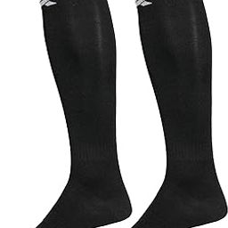 vector x Plain Blastic Stockings Polyester Blend, Unisex, Knee Length, Pack of 1 Pair Color - Black, Size - Senior-picture-43