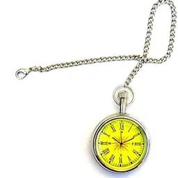 k v handicrafts Classic Nickle Compass Look Dial - Antique Pocket Gandhi Watch Royal Look Indian Handicraft Gift Item-picture-36