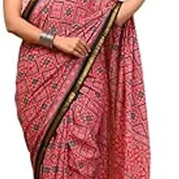 Ramnath's Mulmul Cotton Sarees for women With Zari Border | Hand Block Print Soft Cotton Mulmul Sarees for Women with Blouse Piece (chakari)-image-66