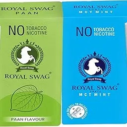 ROYAL SWAG Natural Herbal Cigarettes MINT, PAAN Flavour(20 Sticks) 100% Tobacco-Free and Nicotine-Free With Ayurvedic Herbs Clove, Tulsi, and More | Free From Additives and Chemicals-image-13