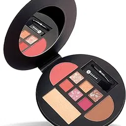 SUGAR Cosmetics Contour De Force Eyes And Face Palette | Pigmented, Long- lasting & Smudgeproof | Includes Blush, Bronzer, Highlighter and 6 Eyeshadow shades - 02 Pink Pro | 20.3 gm image 1