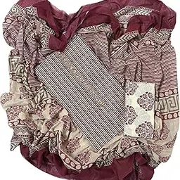 ejs Women's Designer Cambric Print Pure Cotton Printed Salwar Suit Dress Material With Cotton Dupatta-picture-53