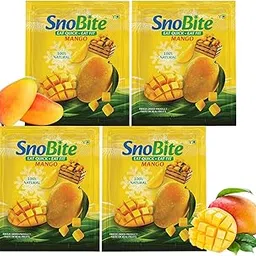 SnoBite Freeze-Dried Mango Pouch | 100% Natural | No Added Sugar, Zero Preservatives | Healthy, Tasty, Gluten Free Snack for Adults and Kids | 100g (Pack of 4)-picture-33
