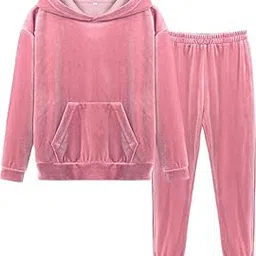 R Cube Girl's Hoodie Tracksuit 2 Piece Velour Outfits Hooded Pullover Sweatshirt Sweatpants Jogging Sweatsuit Set-picture-29