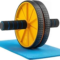 HABIT LIVE BETTER Abs Roller Wheel for Home Gym | Core Abdominal Exercise Equipment with Stainless Steel Rod & Anti-Slip Grip | 100 KG Weight Capacity | Includes Thick Knee Mat-picture-10