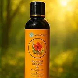 Aura Mira Keshya Hair Oil for Growth and Hair Fall Control, 30 Herbs Ayurvedic Treatment, 100 ml-picture-20