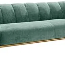 WOODZONE HANDICRAFTS 3 Seater Velvet Chesterfield Sofa Set – Classic Tufted Style for Home & Office-picture-23