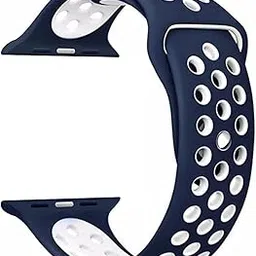 TECHONTO Sports Band Soft Silicone Sport Wristband Compatible with Apple Watch iWatch Bands 42mm 44mm & 45mm Soft Silicone Strap-picture-11