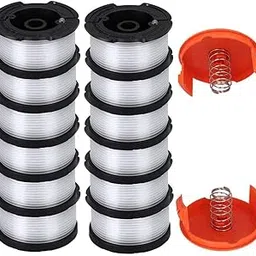 AF100 Replacement Spool for Black and Decker AF-100-3ZP AF-100-BKP,30-Foot,0.065-Inch,(AF-1003ZP) fits GH900 GH600 GH610 String Trimmer 30ft 0.065" Trimmer Line Replacement Spool Refills (12 + 2 )-picture-45