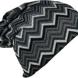 isweven Cotton Slouchy Beanie and Skull Cap for Summer, Winter, Autumn & Spring Season, Can be Used as a Helmet Cap Too - Free Size (7027)-picture-46