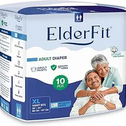 ElderFit Pant Style Adult Diaper Extra Large Size Unisex, High Absorbency & Leakproof (Waist Size: 35-54 Inch, 10 Counts)-picture-11