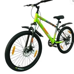 RIDERBOY BMX 24T with Front and Disc Brake and Complete Accessories 24 T (inch) Mountain Cycle (Single Speed, Grey, Green, Rigid)-picture-12
