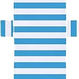 MERISHOPP Stripe Beach Chair Cover Women with Pocket for Vacation Swimming Pool Travel Blue White|Sporting Goods|Fitness Running & Yoga|Fitness Equipment & Gear|Gym Towels-picture-16