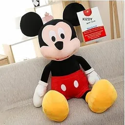 Soft Toys for Kids Girls Mickay Mouse Lovable & Huggable Soft Stuffed Cuddly Fluffy Plush Plush Animal Toys Gift for Birthdays & Special Occasions for Couple (Size 60 Cm) (Red Black)-picture-61