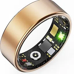 CNBRO Smart Rings for Men Women Fitness Ring Heart Rate Monitor Sleep Tracker Blood Pressure Ring Health Pedometer Calories Step Counter Waterproof Fitness Tracker for iOS Android Phones-picture-48