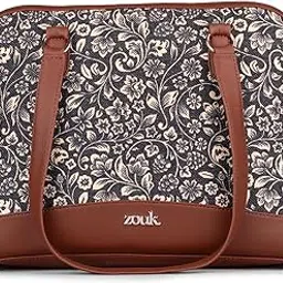 zouk Carry All Work Bag | Jute | Vegan Leather Handcrafted Women's Shoulder Bag with Double Handles-picture-28